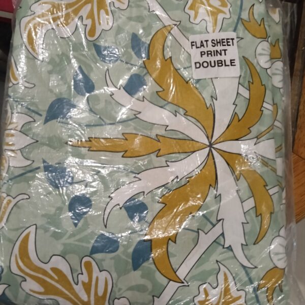 Cotton percale bedsheet